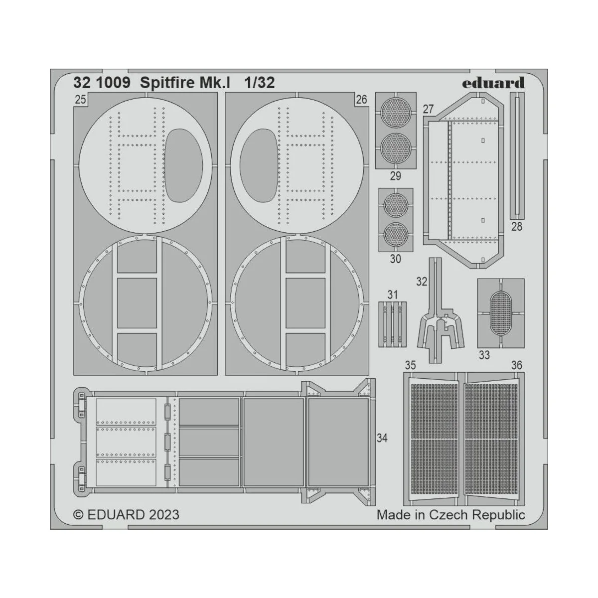 Spitfire Mk.I 1/32 KOTARE - Eduard Accessories 321009
