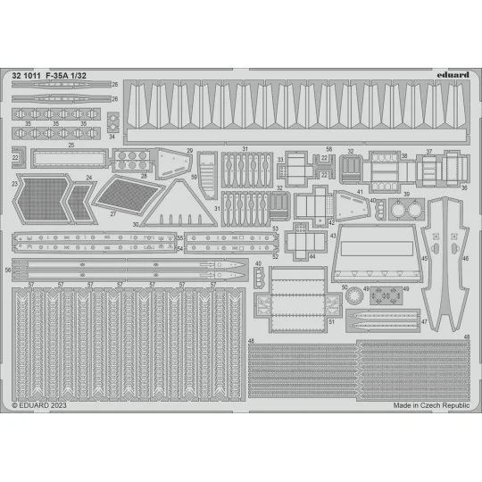 F-35A 1/32 TRUMPETER, 1/32 - Eduard Accessories 321011