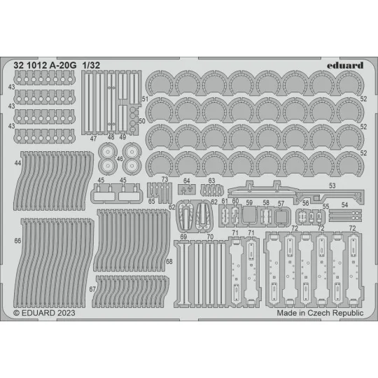 A-20G 1/32 HKM, 1/32 - Eduard Accessories 321012