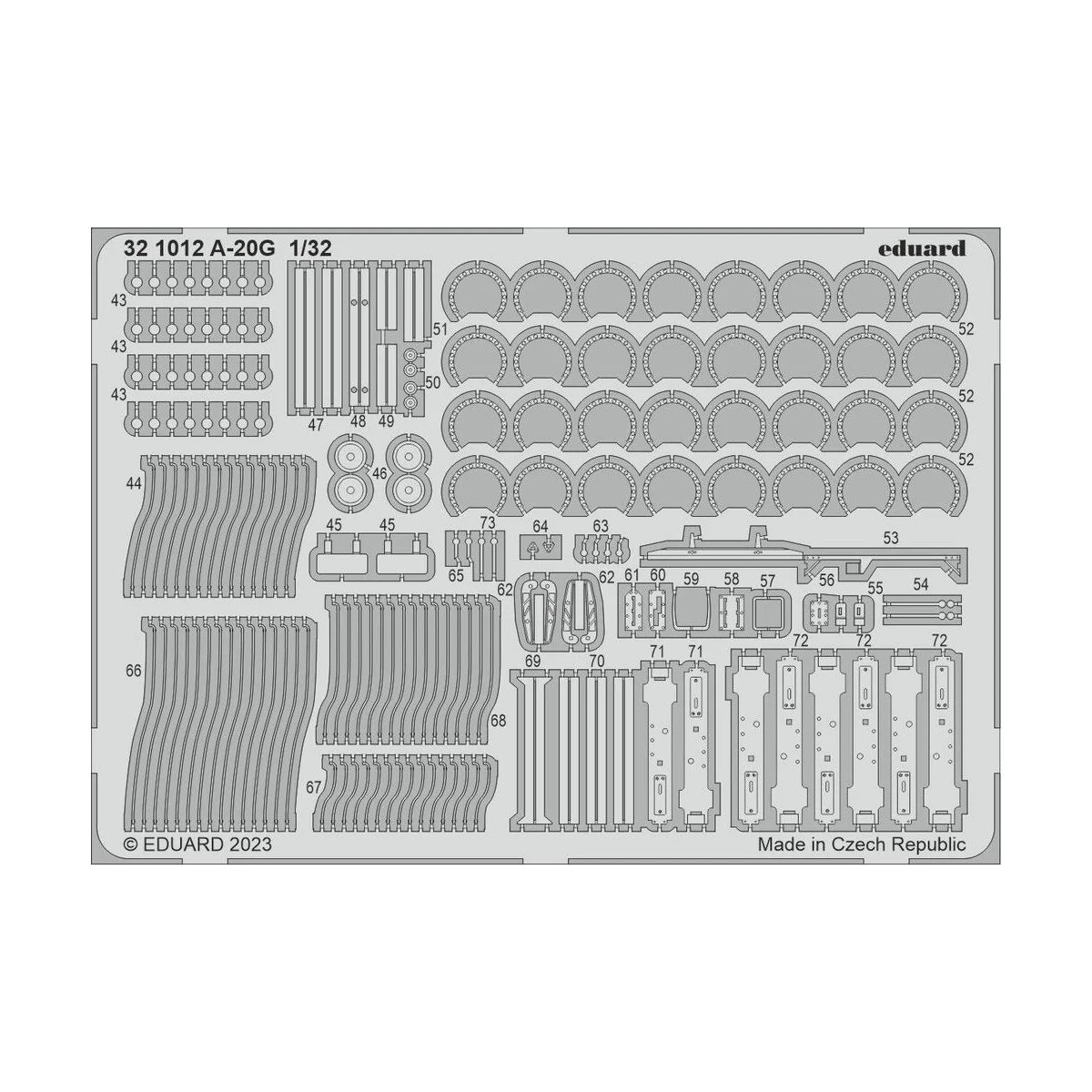 A-20G 1/32 HKM, 1/32 - Eduard Accessories 321012