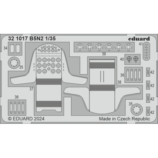 B5N2 BORDER MODEL, 1/35 - Eduard Accessories 321017 B5N2 BORDER MODEL, 1/35 - Eduard Accessories 321017