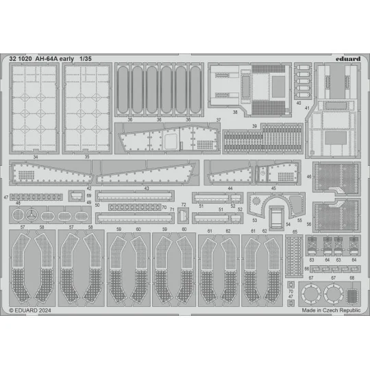 AH-64A early, 1/35 - Eduard Accessories 321020