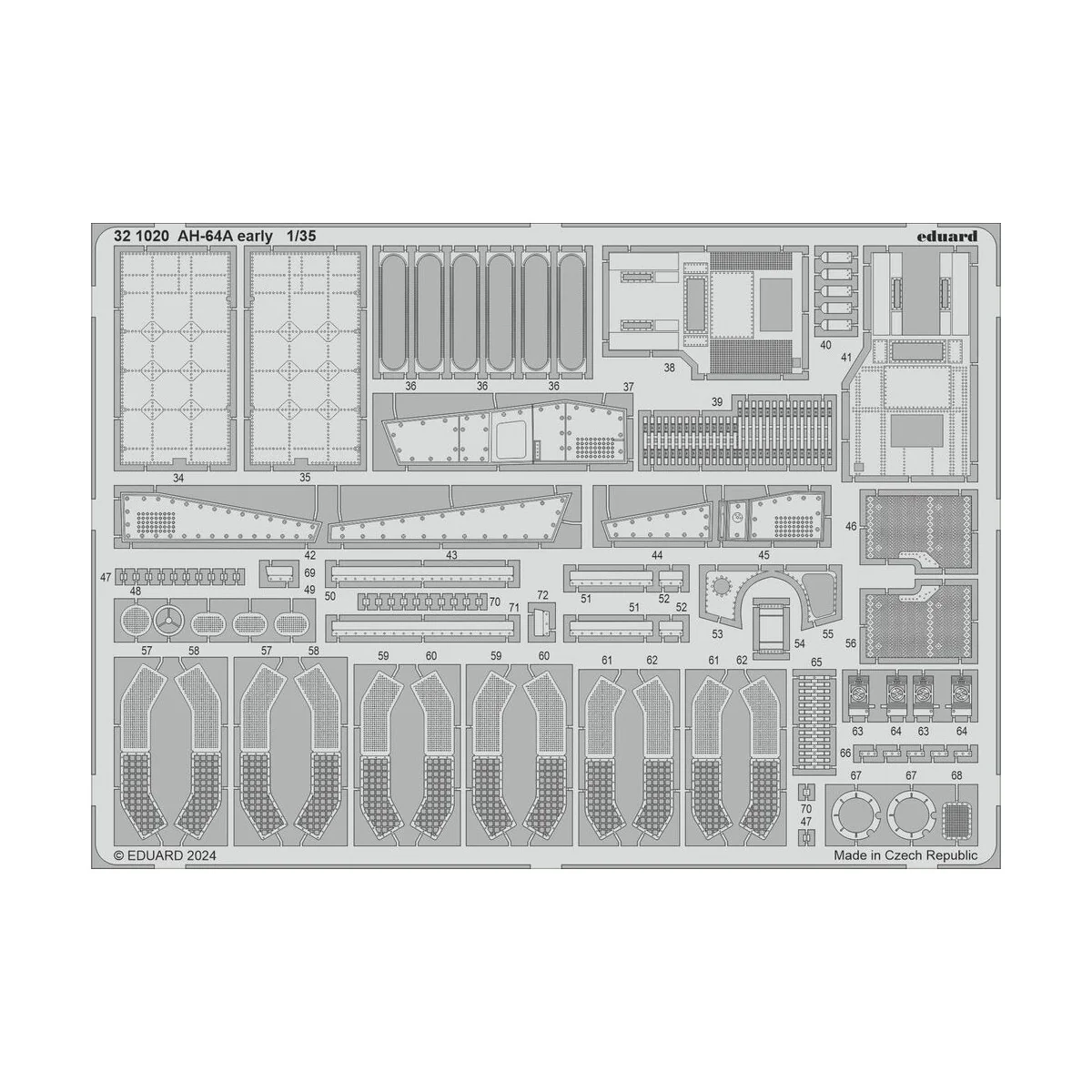 AH-64A early, 1/35 - Eduard Accessories 321020