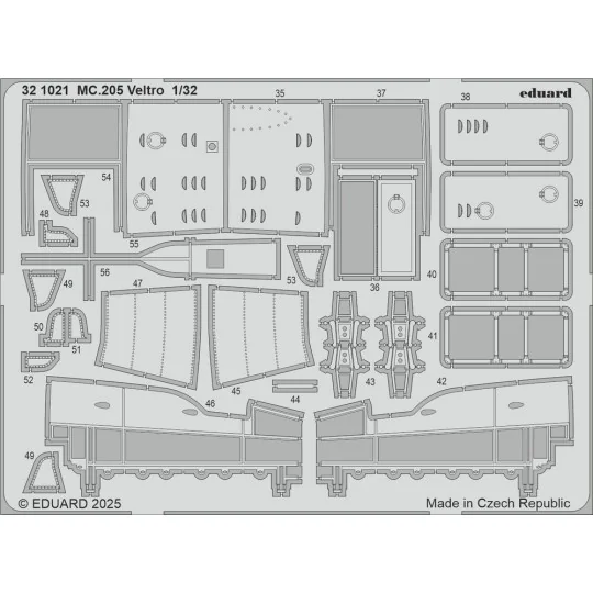 MC.205 Veltro ITALERI - Eduard Accessories 321021