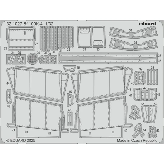 Bf 109K-4 1/32 for Kotare - Eduard Accessories 321027