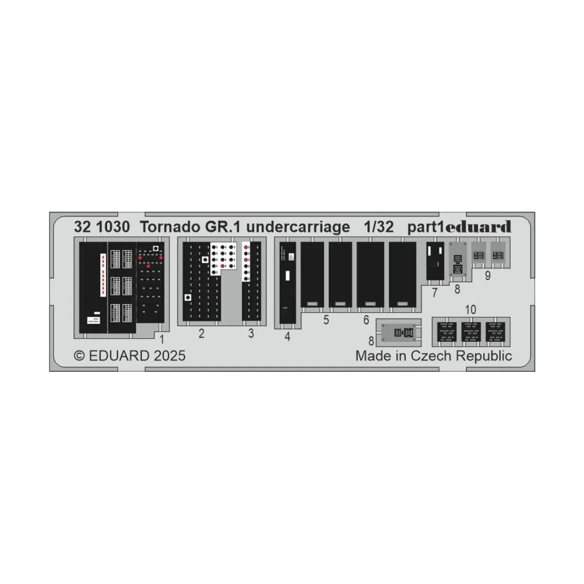 Tornado GR.1 undercarriage for Italeri, 1/32 - Eduard Accessories 3...