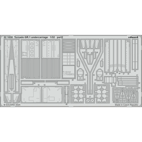 Tornado GR.1 undercarriage for Italeri, 1/32 - Eduard Accessories 3...