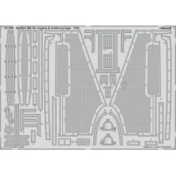 Spitfire Mk.IXc engine & undercarriage 1/24 AIRFIX, 1/24 - Eduard A...