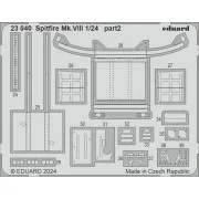 Spitfire Mk.VIII AIRFIX, 1/24 - Eduard Accessories 23040