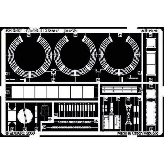 Ki-43 II Oscar für Hasegawa Bausatz, 1/32 - Eduard Accessories 32047