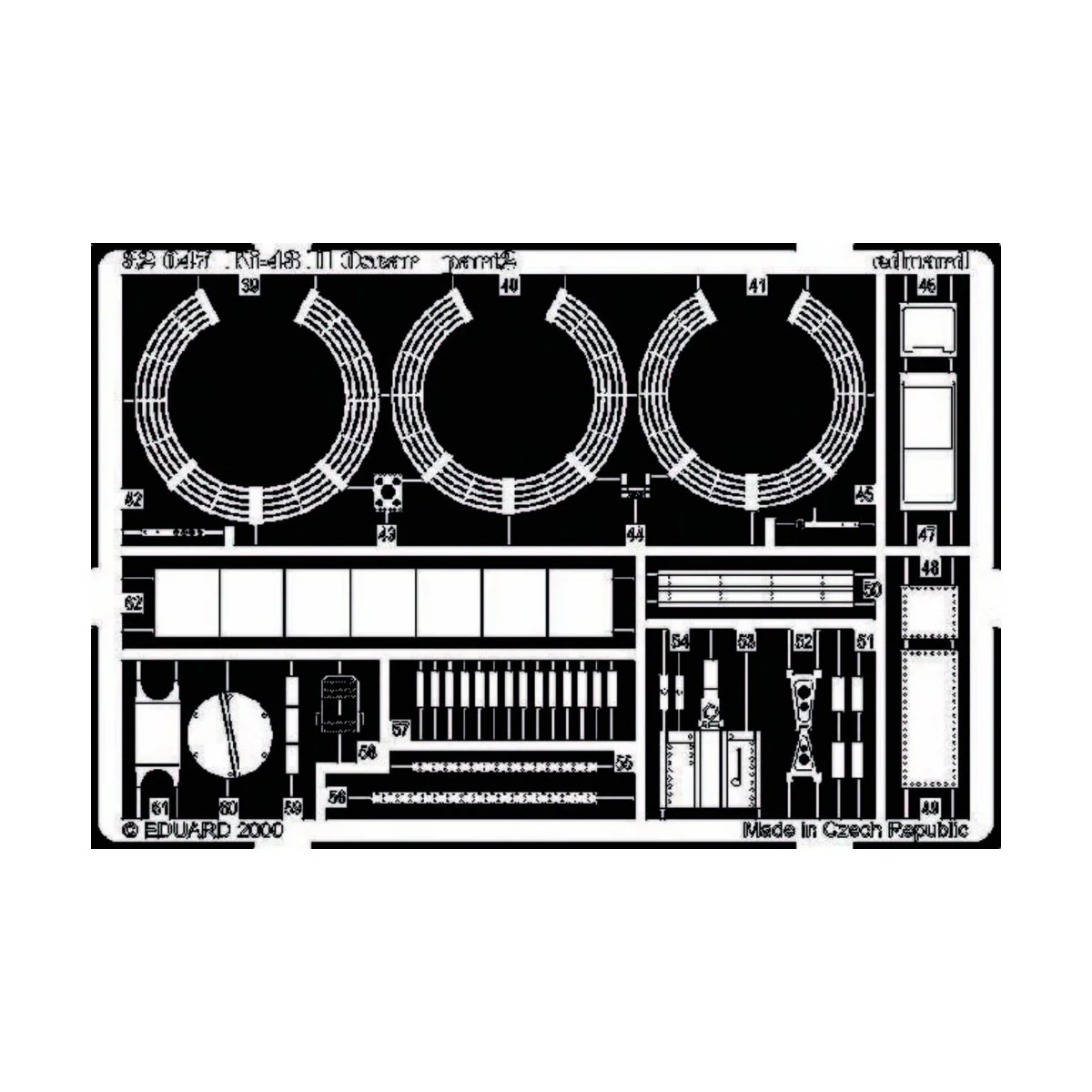 Ki-43 II Oscar für Hasegawa Bausatz, 1/32 - Eduard Accessories 32047