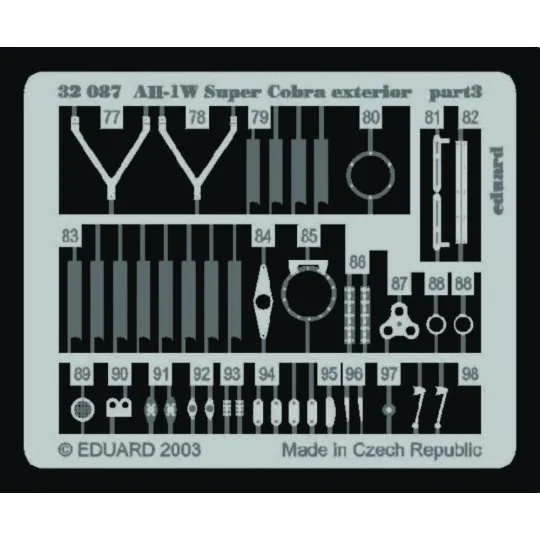 AH-1W Super Cobra Exterior für Academy Bausatz - Eduard Accessories...