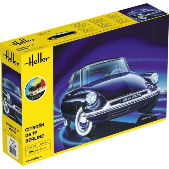 STARTER KIT Citroen DS 19, 1/16 - Heller 56795