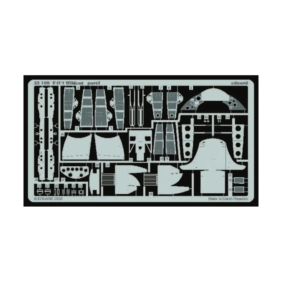 F4F-4 Wildcat für Trumpeter Bausatz, 1/32 - Eduard Accessories 32109