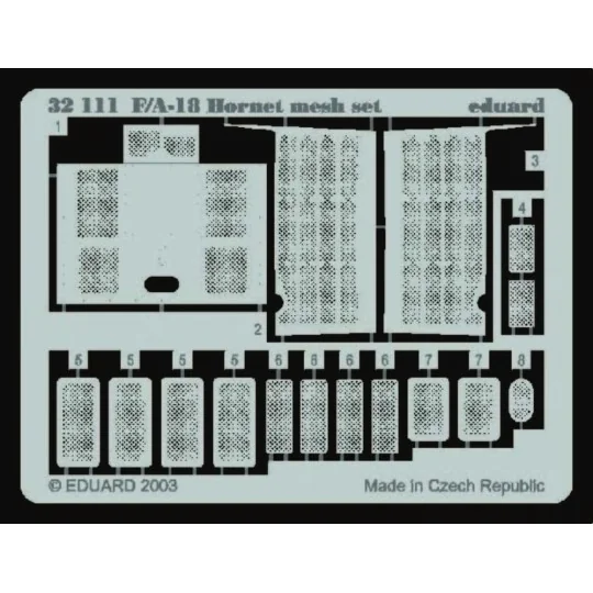 F/A-18 Hornet mesh set - Eduard Accessories 32111