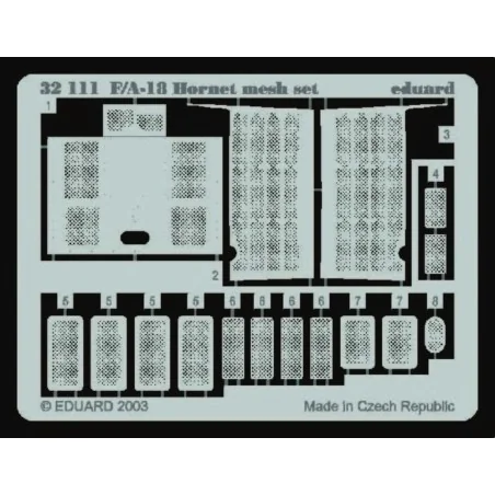 F/A-18 Hornet mesh set, 1/32 - Eduard Accessories 32111