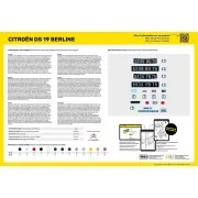 STARTER KIT Citroen DS 19, 1/16 - Heller 56795