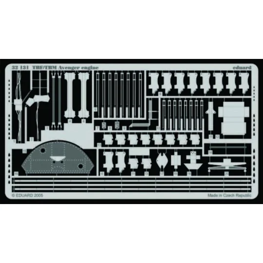 TBF/TBM Avenger Motor, 1/32 - Eduard Accessories 32131