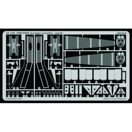 TBF/TBM Avenger exterior für Trumpeter Bausatz - Eduard Accessories...