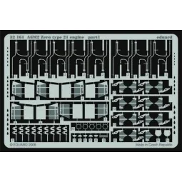 A6M2 Zero type 21 engine für Tamiya Bausatz 60317, 1/32 - Eduard Ac...