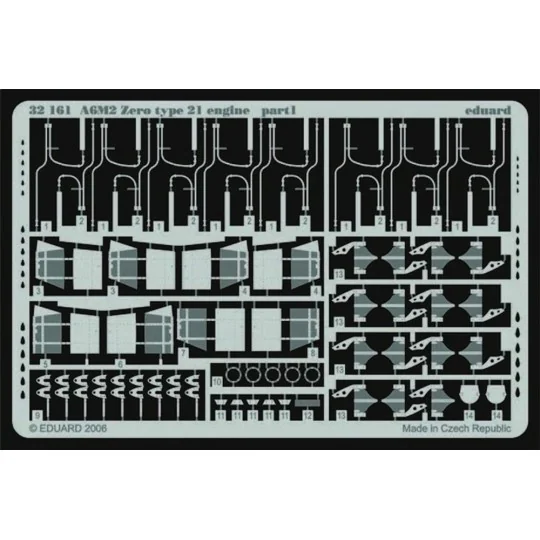 A6M2 Zero type 21 engine für Tamiya Bausatz 60317 - Eduard Accessor...