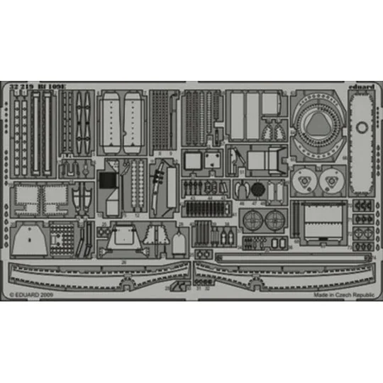 Bf 109E for Eduard kit, 1/32 - Eduard Accessories 32219