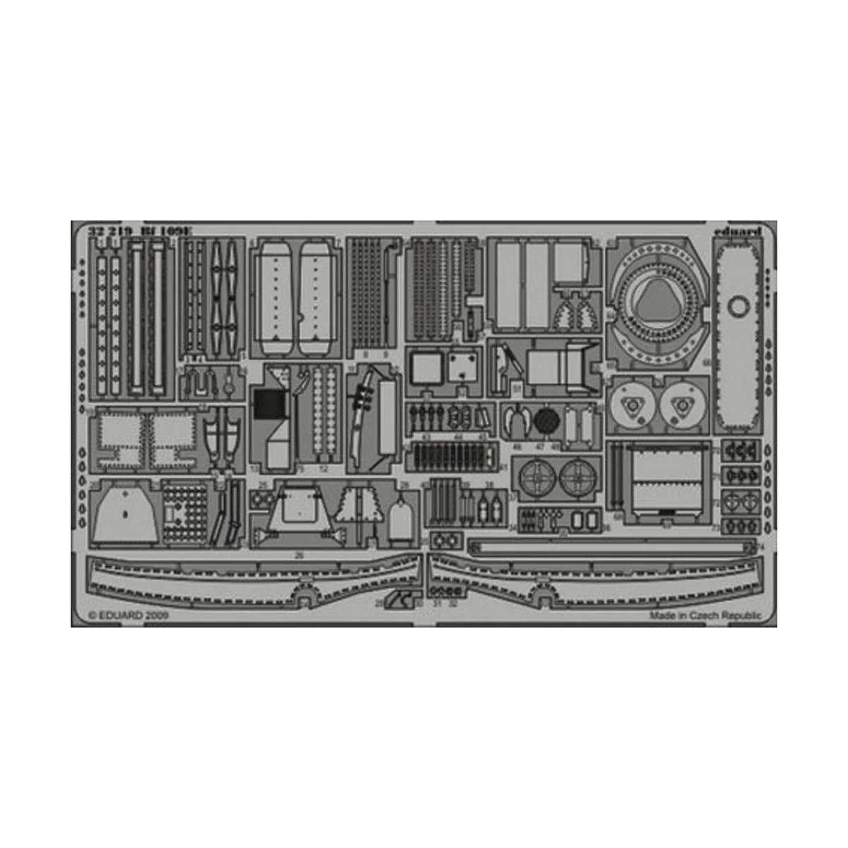 Bf 109E for Eduard kit - Eduard Accessories 32219