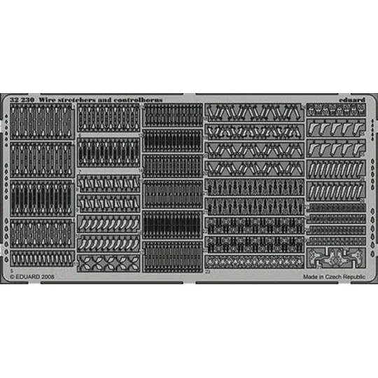 Wire stretchers & controlhorns, 1/32 - Eduard Accessories 32230
