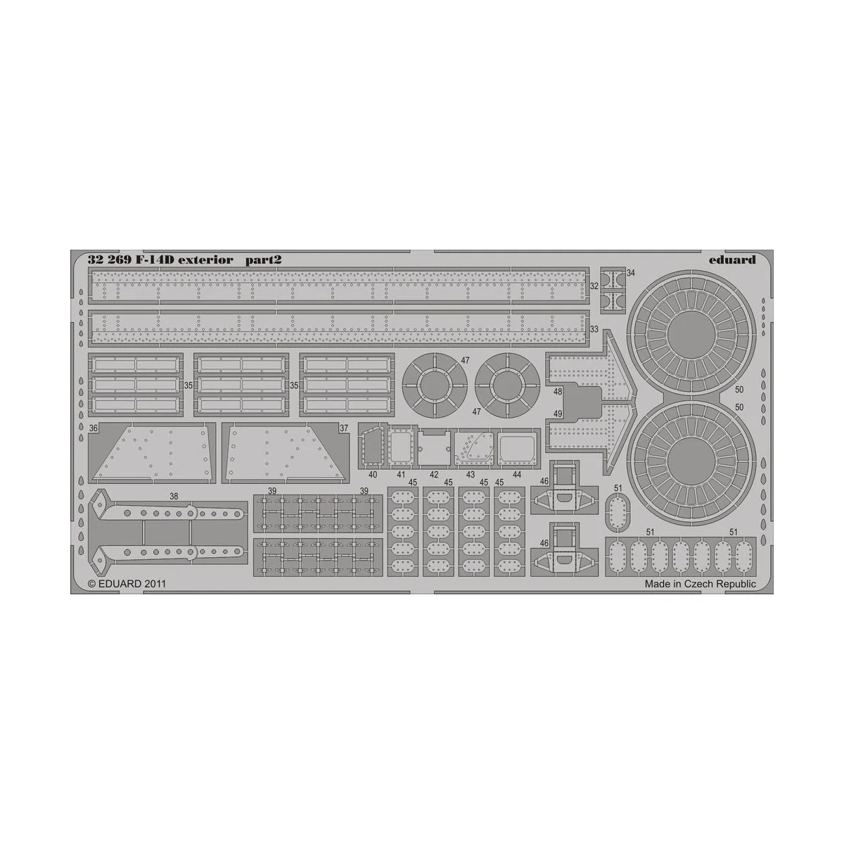 F-14D exterior for Trumpeter, 1/32 - Eduard Accessories 32269