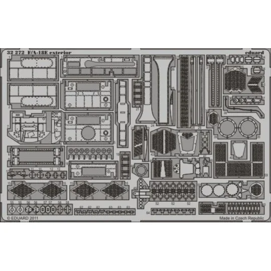 F/A-18E exterior for Trumpeter, 1/32 - Eduard Accessories 32272 F/A-18E exterior for Trumpeter, 1/32 - Eduard Accessories 32272