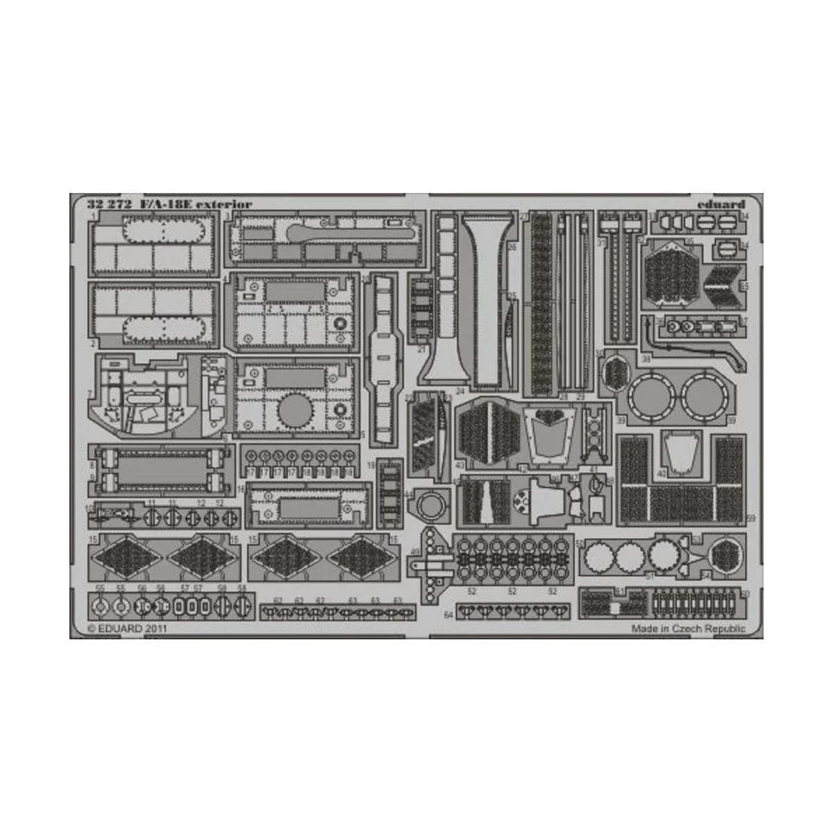 F/A-18E exterior for Trumpeter - Eduard Accessories 32272