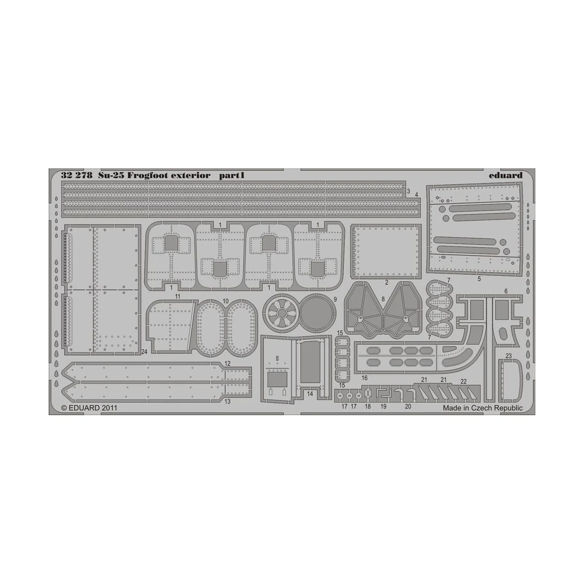 Su-25 Frogfoot exterior for Trumpeter, 1/32 - Eduard Accessories 32278