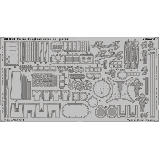 Su-25 Frogfoot exterior for Trumpeter, 1/32 - Eduard Accessories 32278