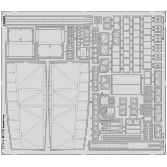 B-17G bomb bay for HK Models, 1/32 - Eduard Accessories 32336