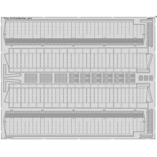 B-17G landing flaps for HK Models, 1/32 - Eduard Accessories 32337