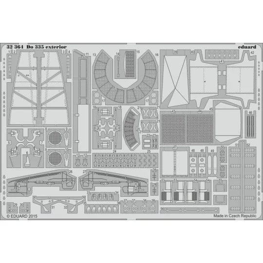 Do 335 exterior for HKM, 1/32 - Eduard Accessories 32364