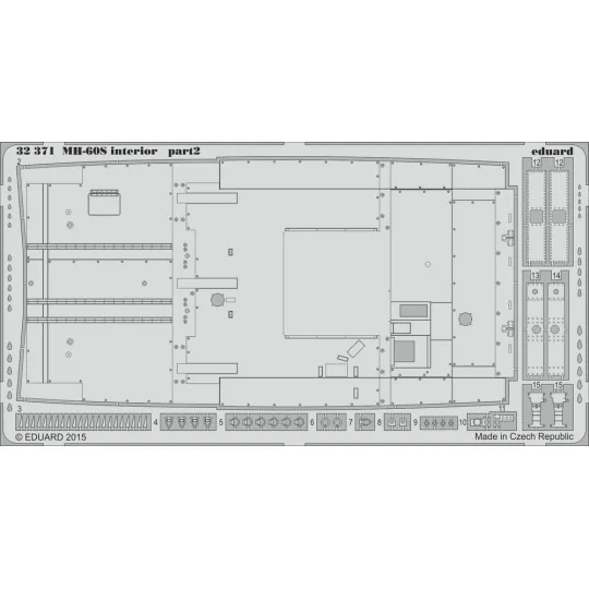 MH-60S interior for Academy, 1/35 - Eduard Accessories 32371