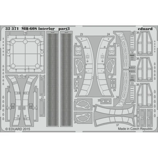 MH-60S interior for Academy - Eduard Accessories 32371