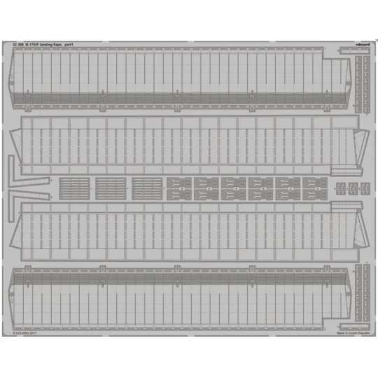 B-17E/F landing flaps for HKM, 1/32 - Eduard Accessories 32398