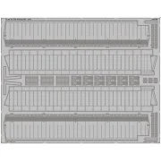 B-17E/F landing flaps for HKM, 1/32 - Eduard Accessories 32398