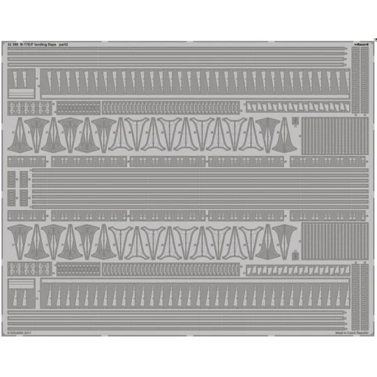 B-17E/F landing flaps for HKM, 1/32 - Eduard Accessories 32398