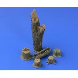 TREE TRUNKS and STUMPS, 1/48 - Hauler HLX48399