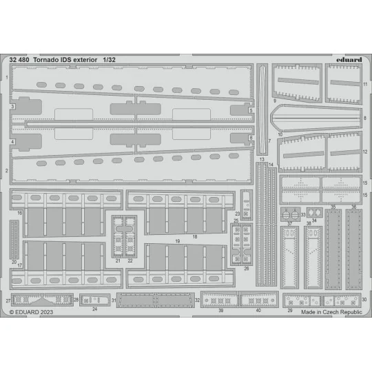 Tornado IDS exterior for ITALERI, 1/32 - Eduard Accessories 32480