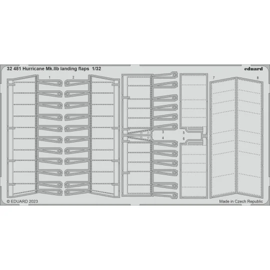 Hurricane Mk.IIb landing flaps 1/32 REVELL, 1/32 - Eduard Accessori... Hurricane Mk.IIb landing flaps 1/32 REVELL, 1/32 - Eduard Accessori...