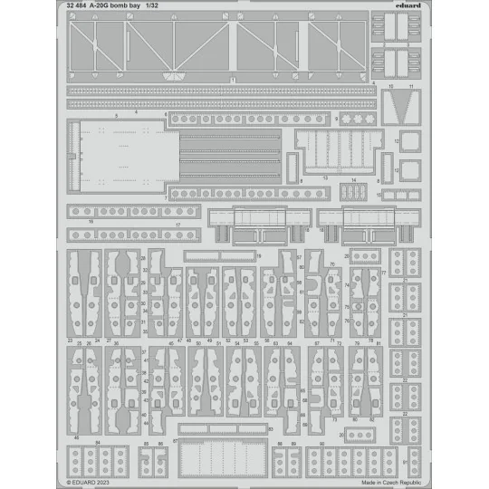 A-20G bomb bay 1/32 HKM - Eduard Accessories 32484