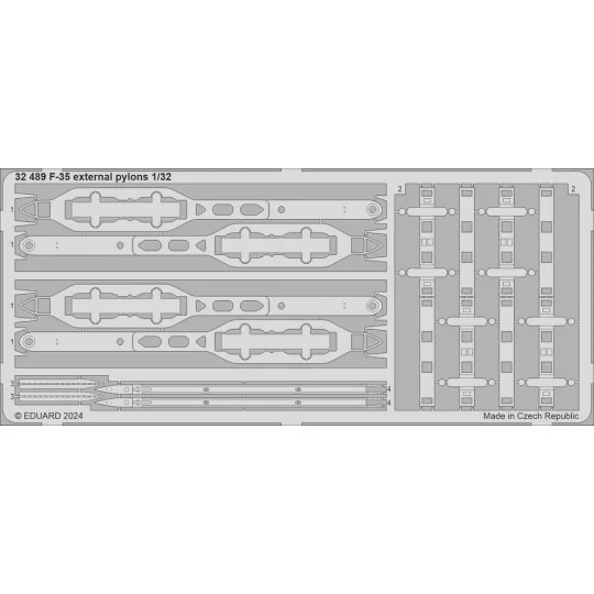 F-35 external pylons 1/32 - Eduard Accessories 32489