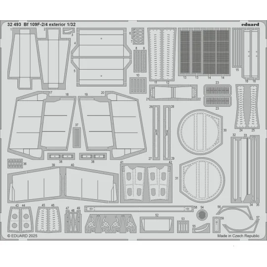 Bf 109F-2/4 exterior HOBBY 2000 / HASEGAWA - Eduard Accessories 32493
