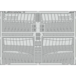 A6M5 Zero landing flaps TAMIYA, 1/32 - Eduard Accessories 32495