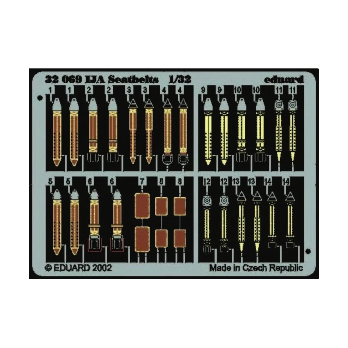 Seatbelts IJA - Eduard Accessories 32504