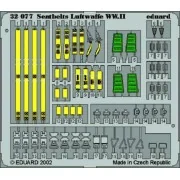 Seatbelts Luftwaffe WWII, 1/32 - Eduard Accessories 32507